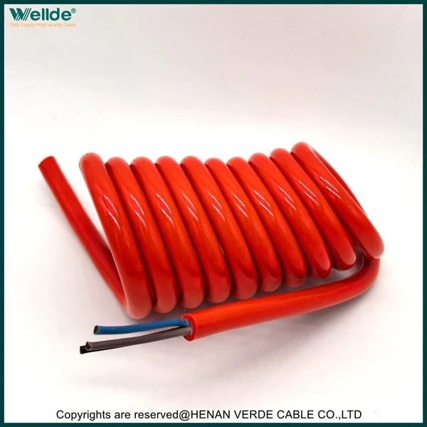 3 Core Red Spiral Cable best