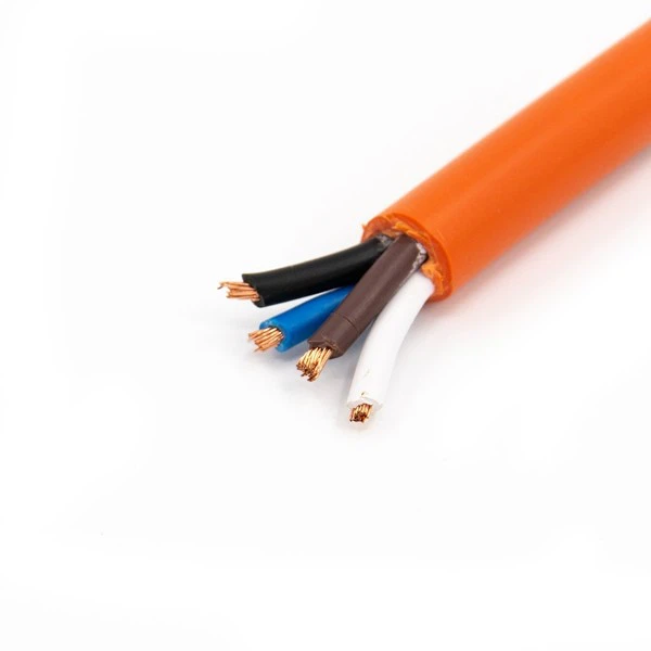 Orange Submersible Pump Cable