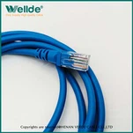 Awg26 Cat6 UTP প্যাচ কর্ড নেটওয়ার্ক ব্লু ক্যাবল